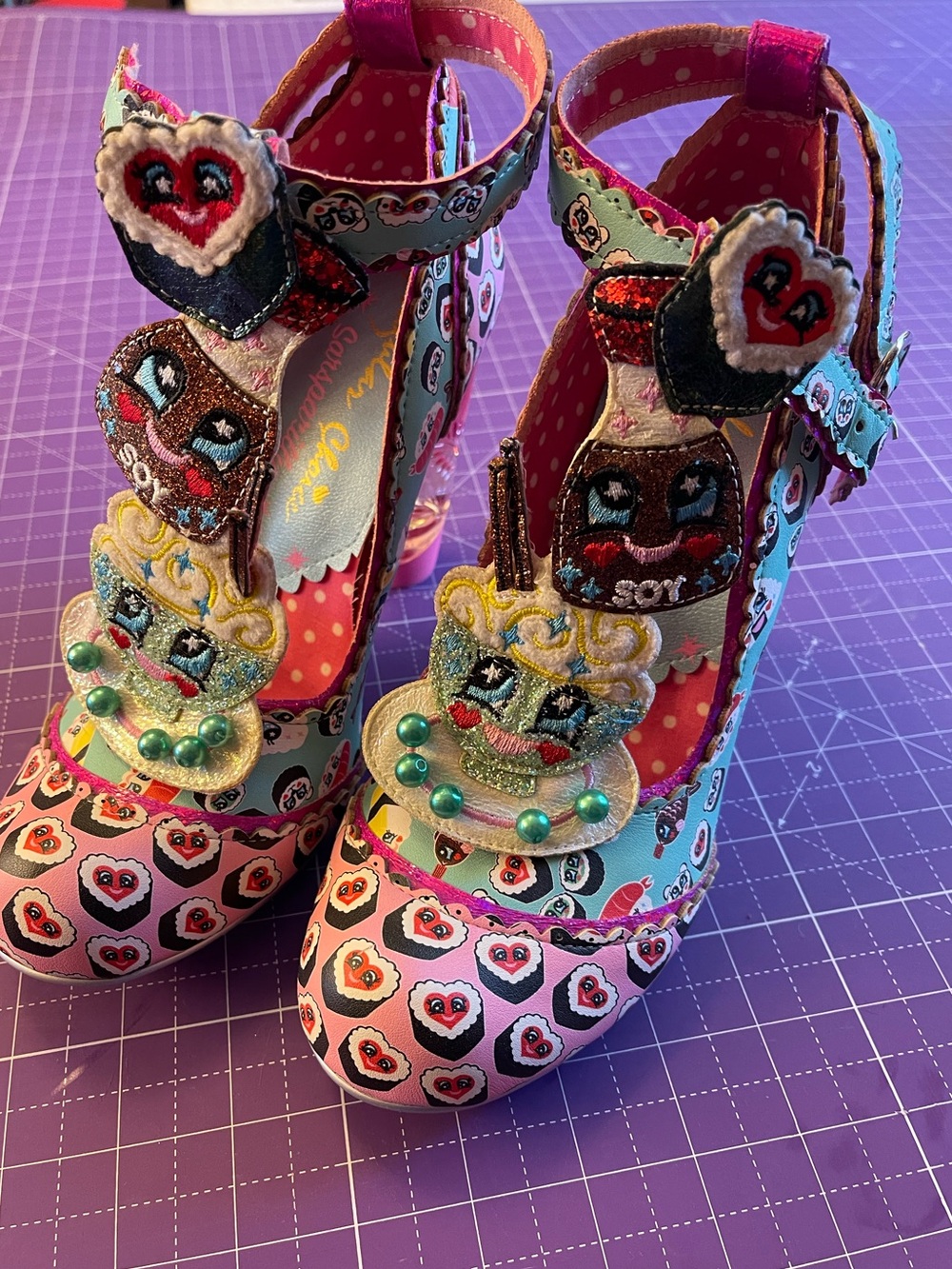 NWOB Irregular Choice x Sasparilly Sushi Heels Size 38